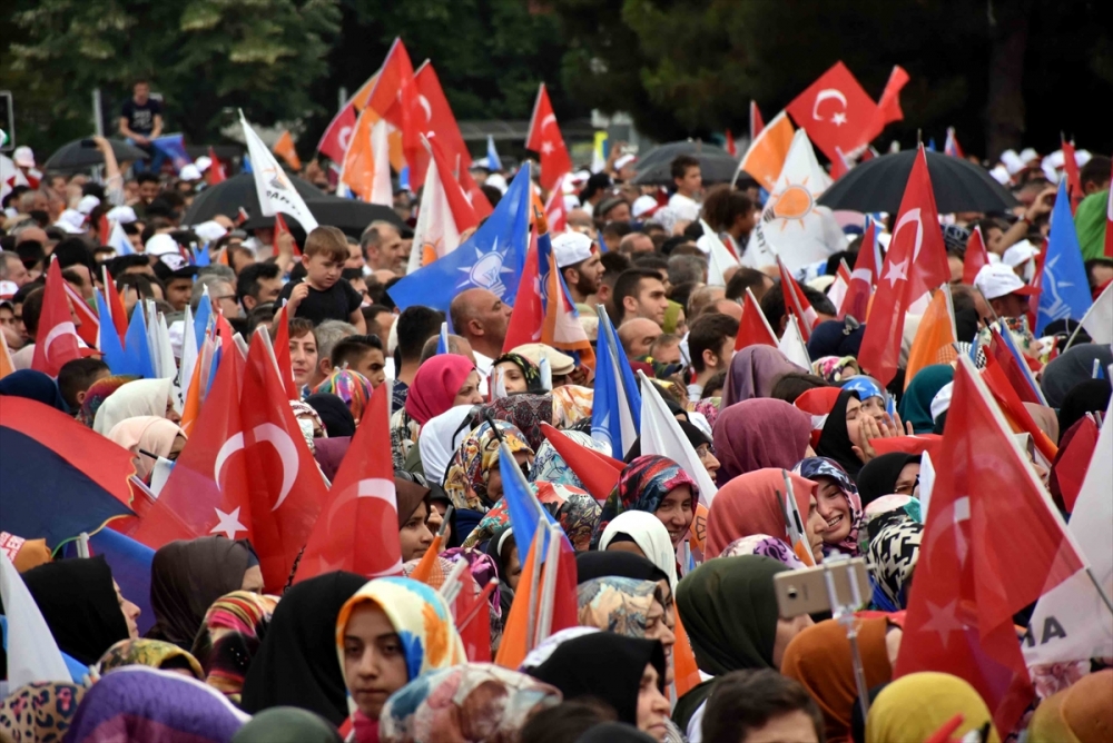 Cumhurbaşkanı Recep Tayyip Erdoğan’ın fotoğraflarla Samsun mitingi 8