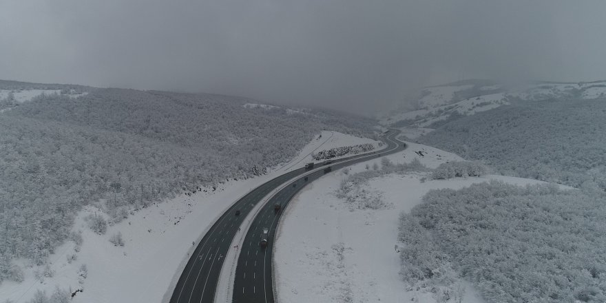 Samsun'da Kartpostallık Kar Manzaraları