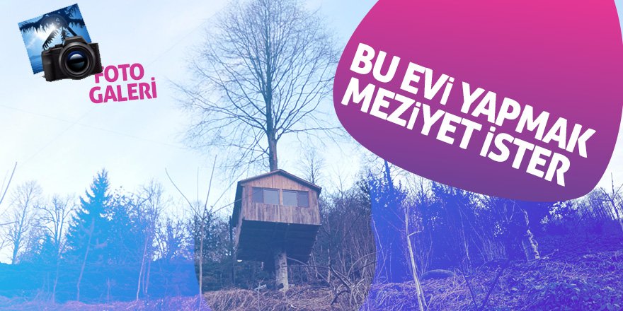 Karadeniz’de görenleri kendine hayran bıraktıran ev