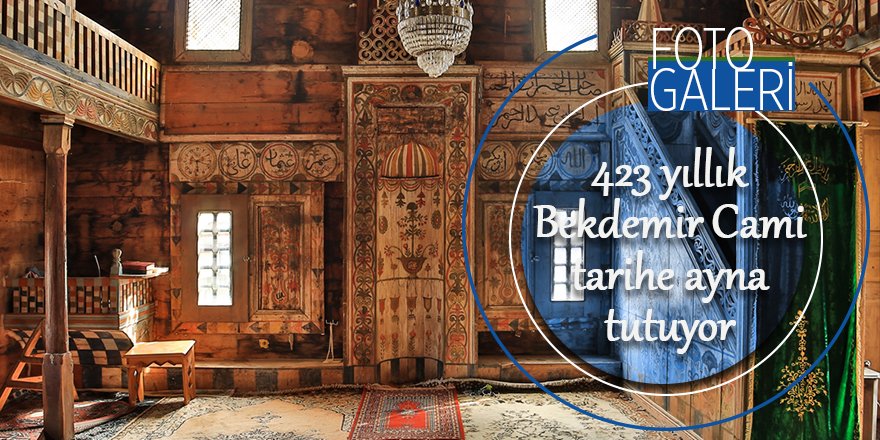 423 yıllık Bekdemir Cami tarihe ayna tutuyor