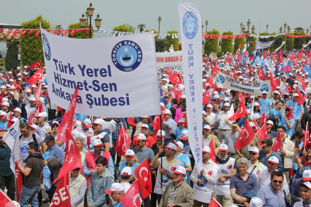 Türkiye Kamu-Sen 1 Mayıs'ı Samsun'da kutladı 11