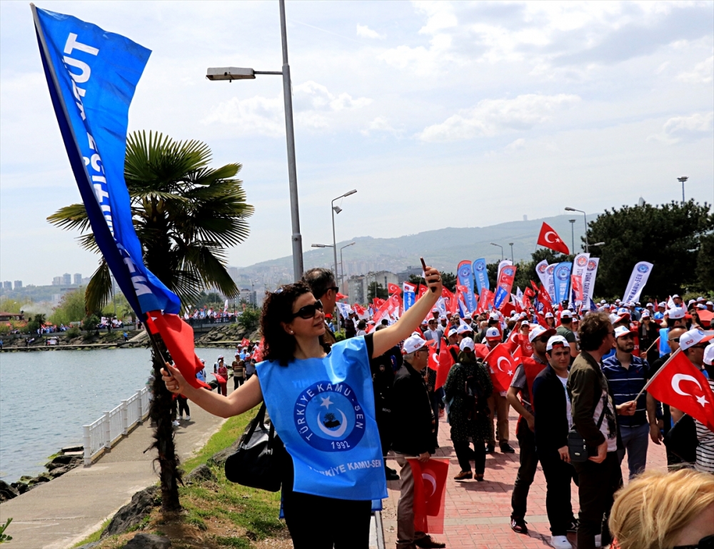 Türkiye Kamu-Sen 1 Mayıs'ı Samsun'da kutladı 7