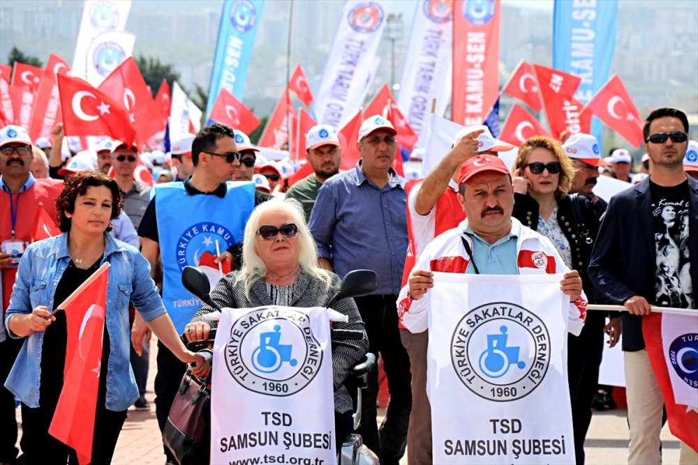 Türkiye Kamu-Sen 1 Mayıs'ı Samsun'da kutladı 9