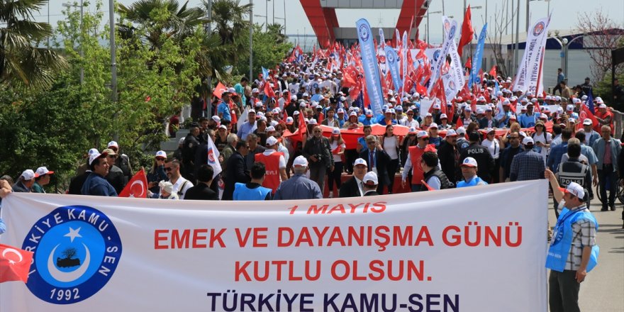 Türkiye Kamu-Sen 1 Mayıs'ı Samsun'da kutladı