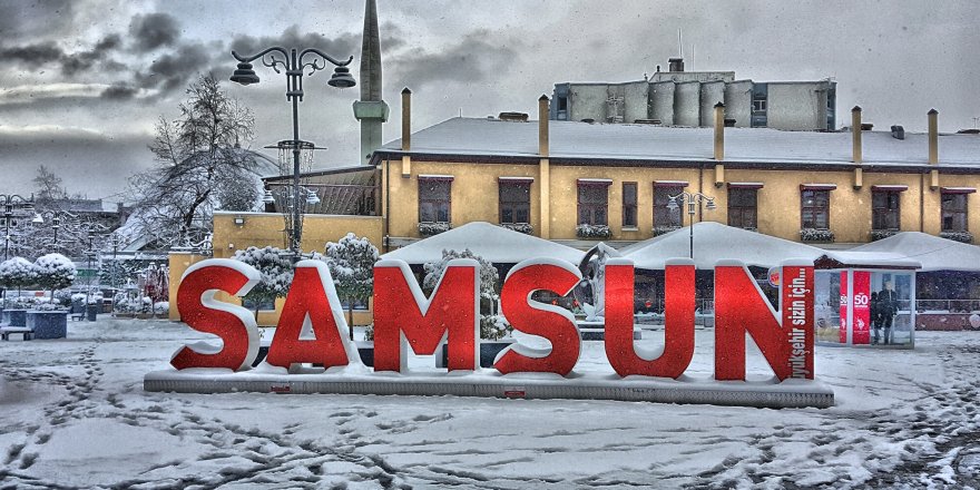 SAMSUN'DAN KAR MANZARALARI