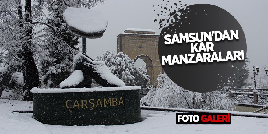 Samsun'dan kar manzaraları - samsun haber