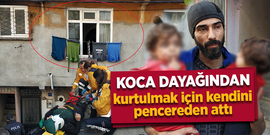 Iraklı kadın darptan kurtulmak için kendini pencereden attı