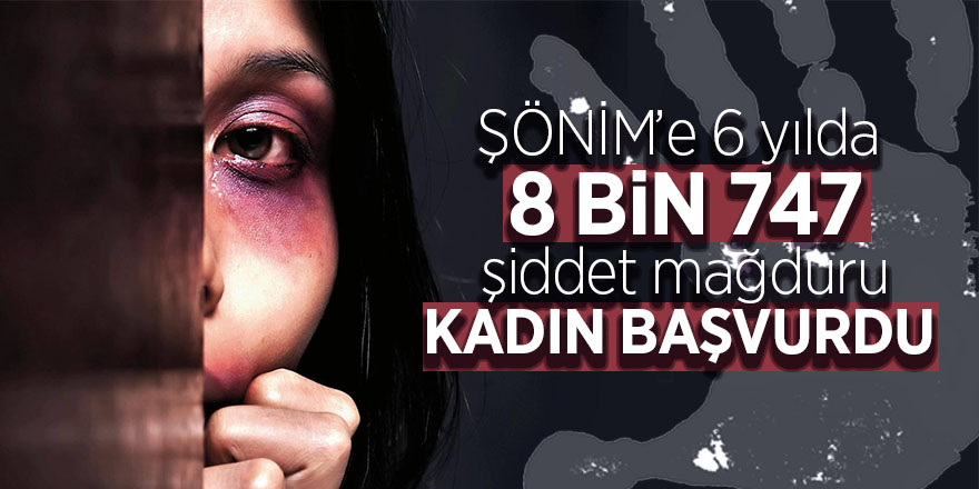 ŞÖNİM’e 6 yılda 8 bin 747 şiddet mağduru kadın başvurdu 