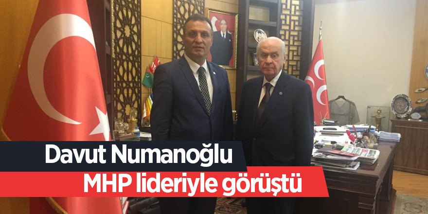 Davut Numanoğlu, MHP lideriyle görüştü