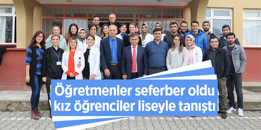 Öğretmenler seferber oldu, kız öğrenciler liseyle tanıştı