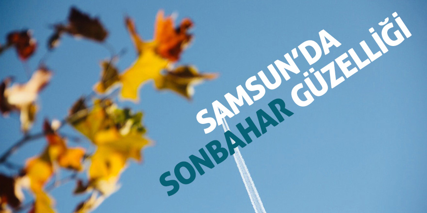 Samsun’da sonbahar güzelliği 