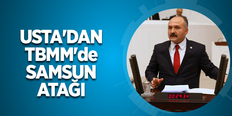 Usta'dan TBMM'de Samsun atağı