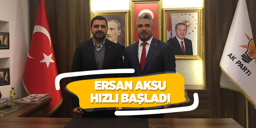 Ersan Aksu hızlı başladı