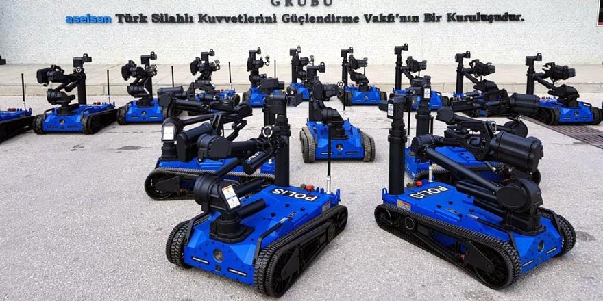 100 adet 'Ertuğrul' robotu Emniyet'e teslim edildi