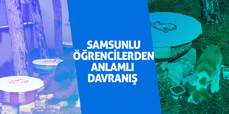 Samsunlu öğrencilerden anlamlı davranış 