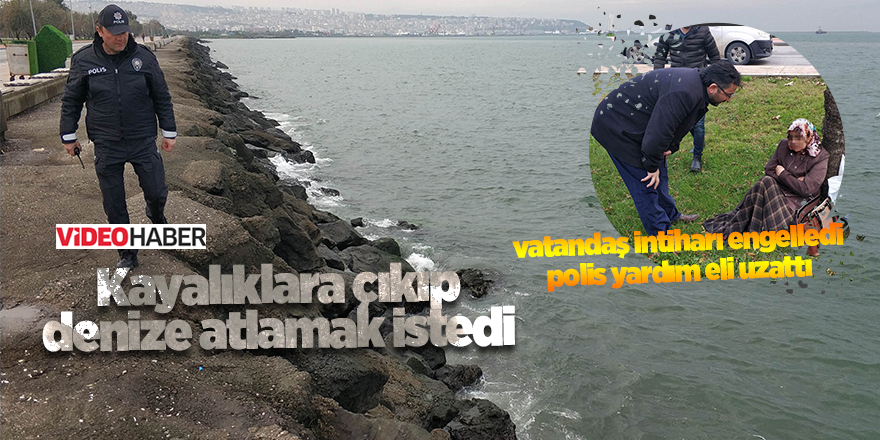 Vatandaş intiharı engelledi, polis yardım eli uzattı