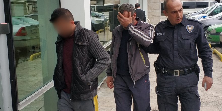 Samsun'da inşaatlardan demir çalan 2 kişi tutuklandı 