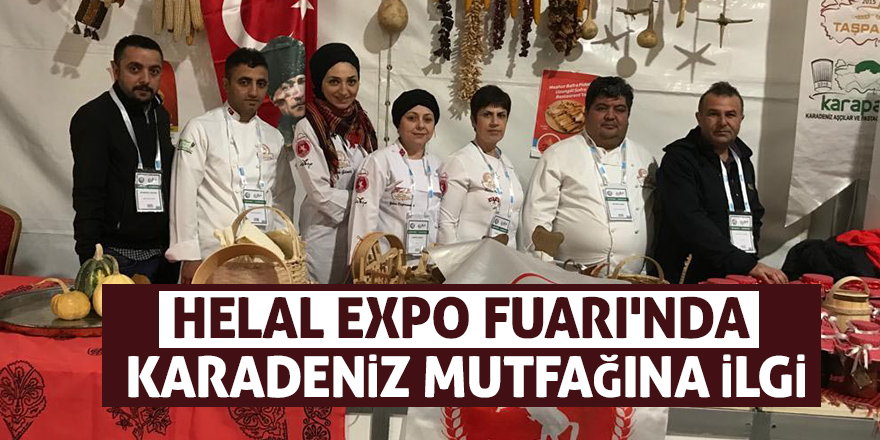 Helal Expo Fuarı'nda Karadeniz mutfağına ilgi