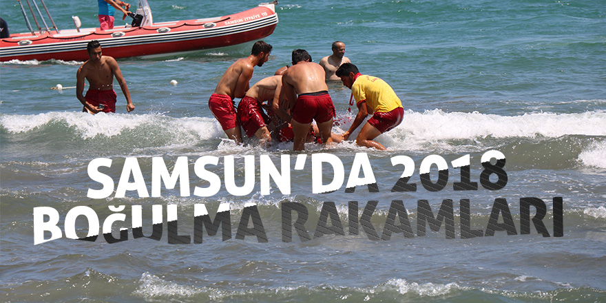 Samsun’da 2018 boğulma rakamları 