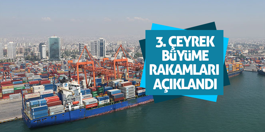 3. çeyrek büyüme rakamları açıklandı