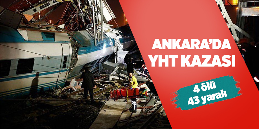 Ankara'da tren kazası: 4 kişi hayatını kaybetti