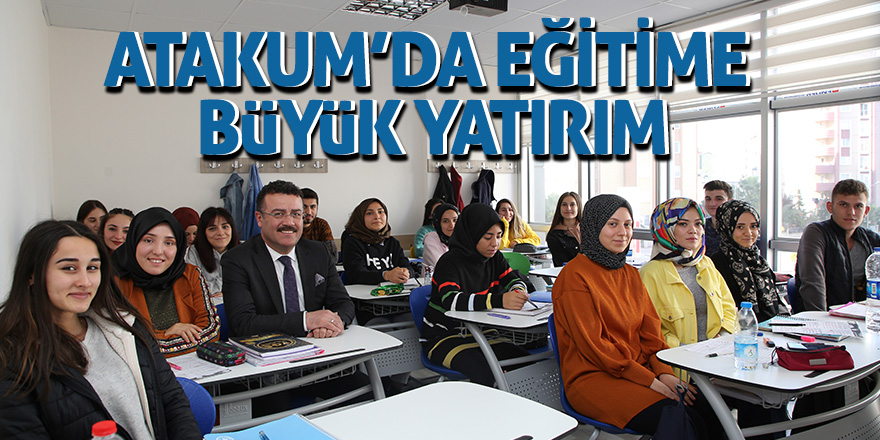 Atakum’da eğitime büyük yatırım