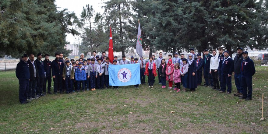 İzciler Samsun’da kamp yaptı 