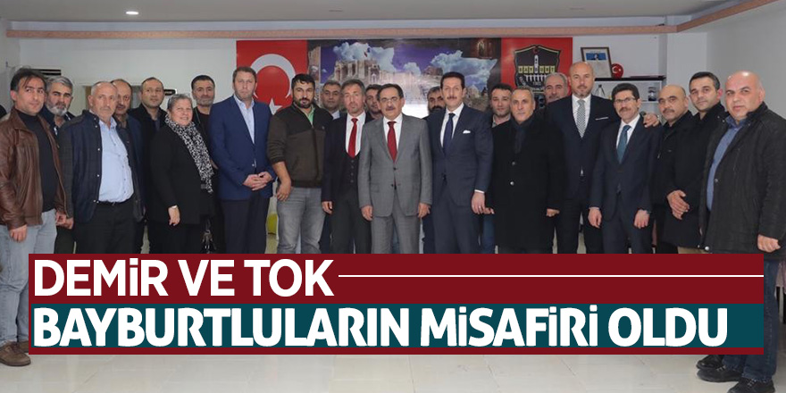 Demir ve Tok Bayburtluların misafiri oldu 