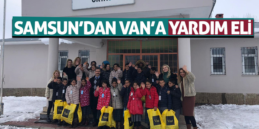 Samsun’dan Van’a yardım eli