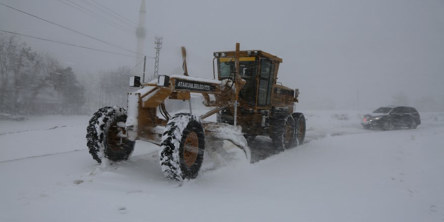 Atakum’da kış boyunca kar nöbeti