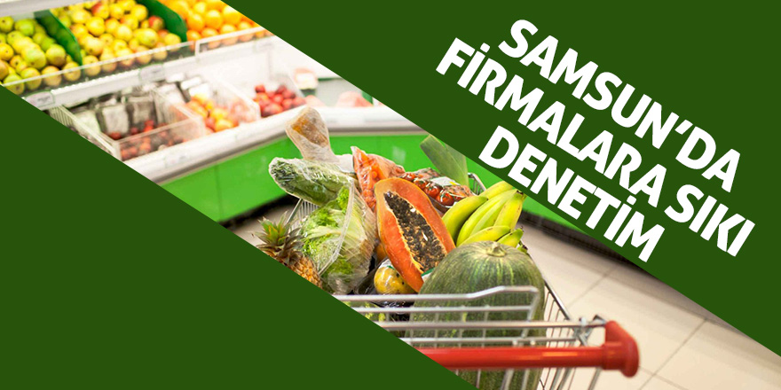 Samsun’da firmalara sıkı denetim