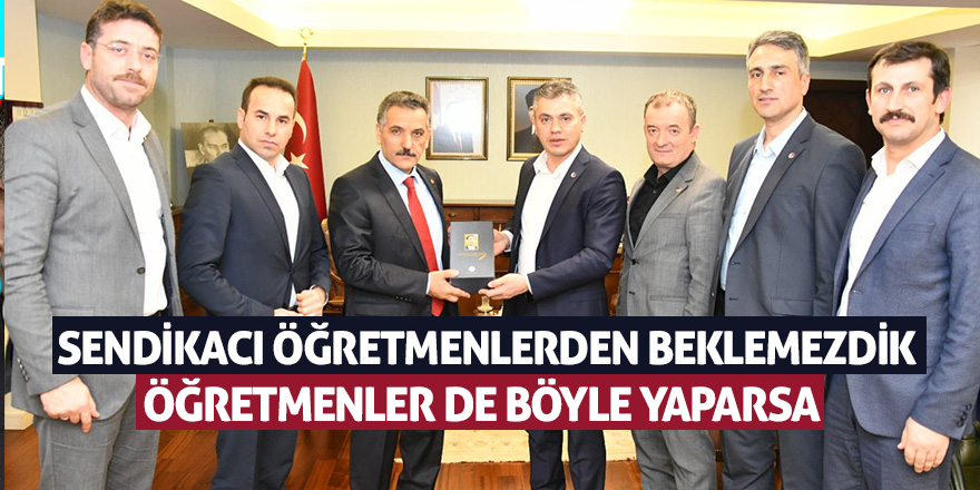 Öğretmenler de böyle yaparsa