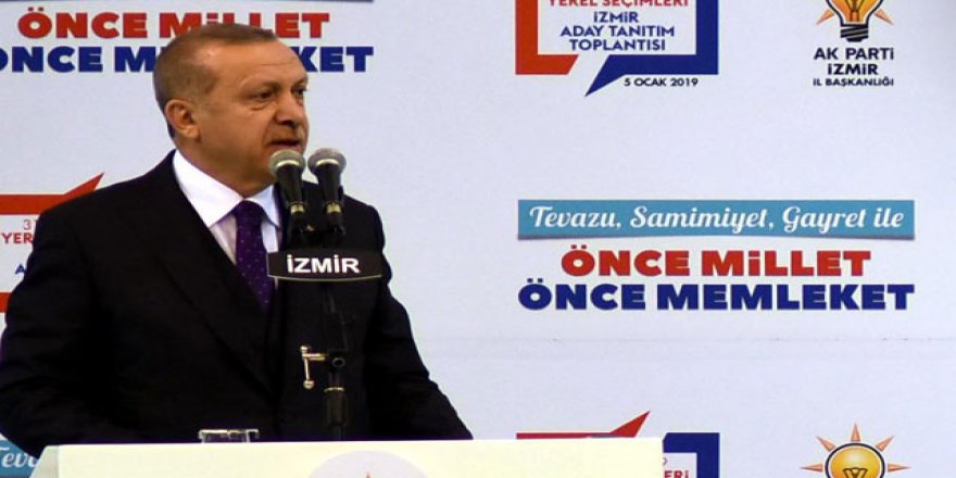 Cumhurbaşkanı Erdoğan müjdeyi İzmir'de açıkladı