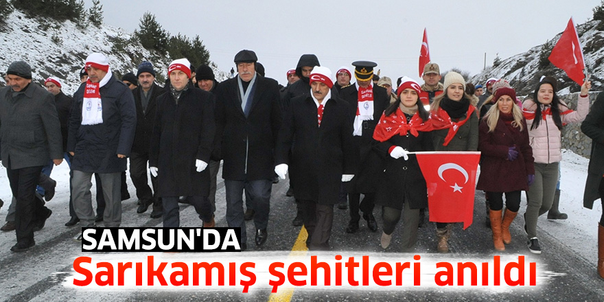 Samsun'da Sarıkamış şehitleri anıldı