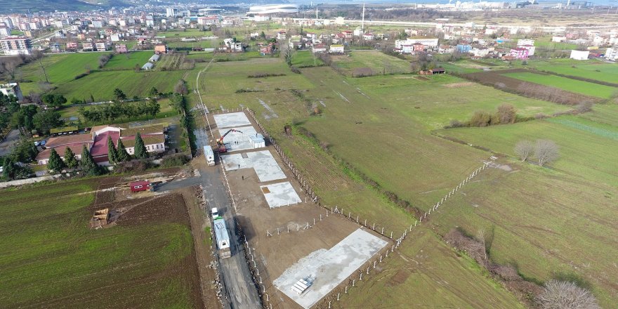 Tekkeköy Devlet Hastanesi şantiyesi kuruldu 