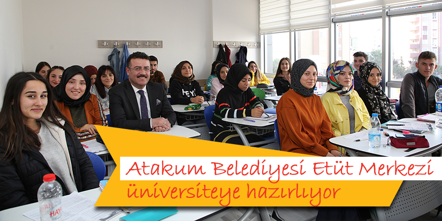 Atakum Belediyesi Etüt Merkezi üniversiteye hazırlıyor