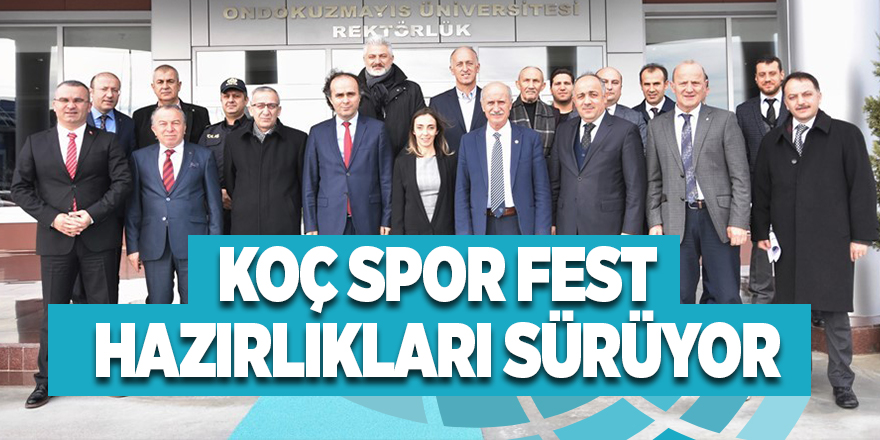 Koç Spor Fest hazırlıkları sürüyor