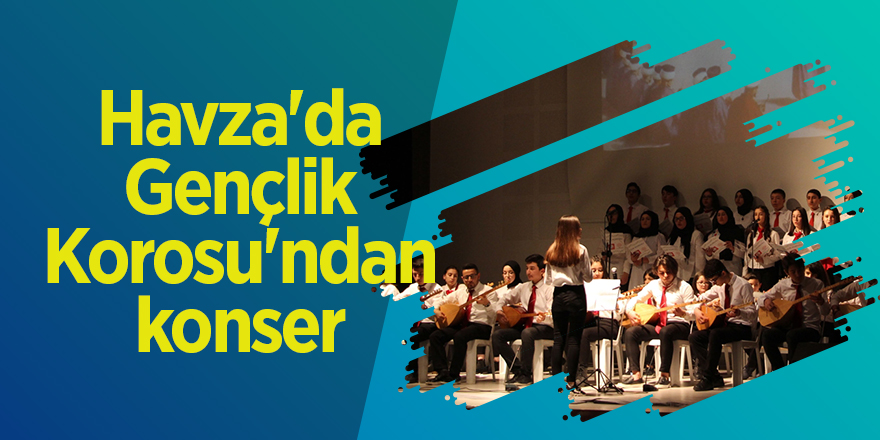 Havza'da Gençlik Korosu'ndan konser