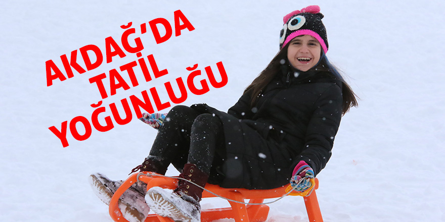 Akdağ’da tatil yoğunluğu