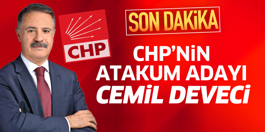 Son dakika... CHP'nin Atakum adayı Cemil Deveci