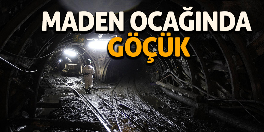 Amasya'da maden ocağında göçük