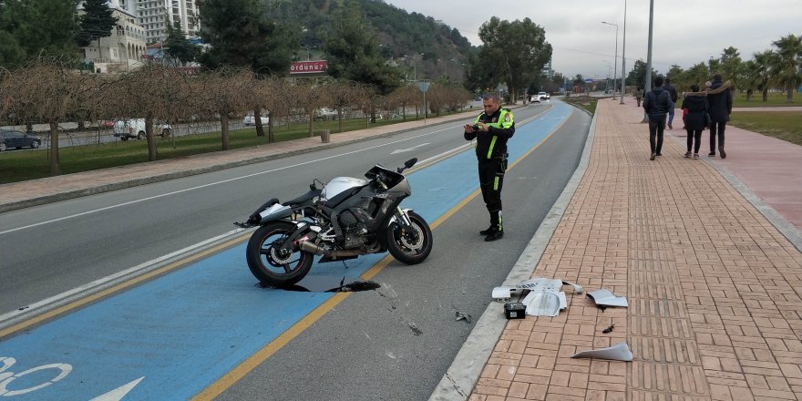 Samsun'da motosiklet kazası: 2 yaralı 