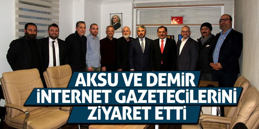 Demir: "Samsun’da internet gazeteciliği çok güçlü"