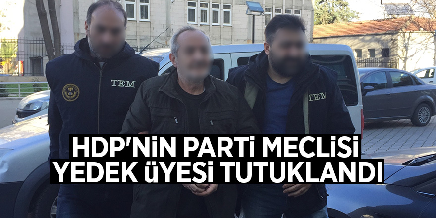 HDP'nin parti meclisi yedek üyesi tutuklandı