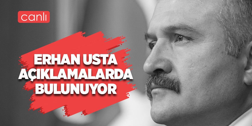 Erhan Usta canlı yayında açıklama yapıyor