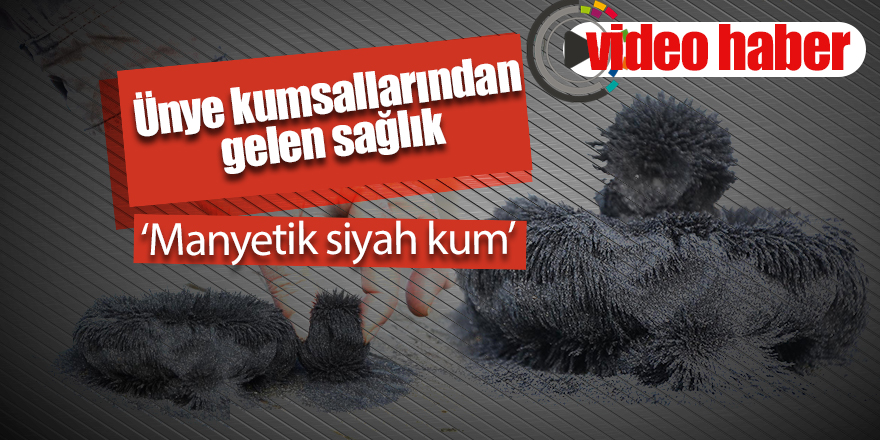 Ünye kumsallarından gelen sağlık