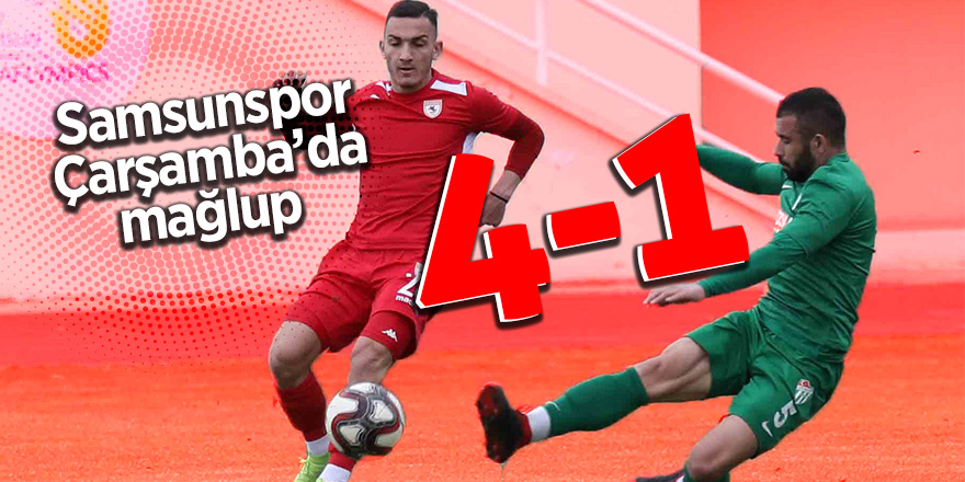 Çarşambaspor: 4 - Yılport Samsunspor: 1