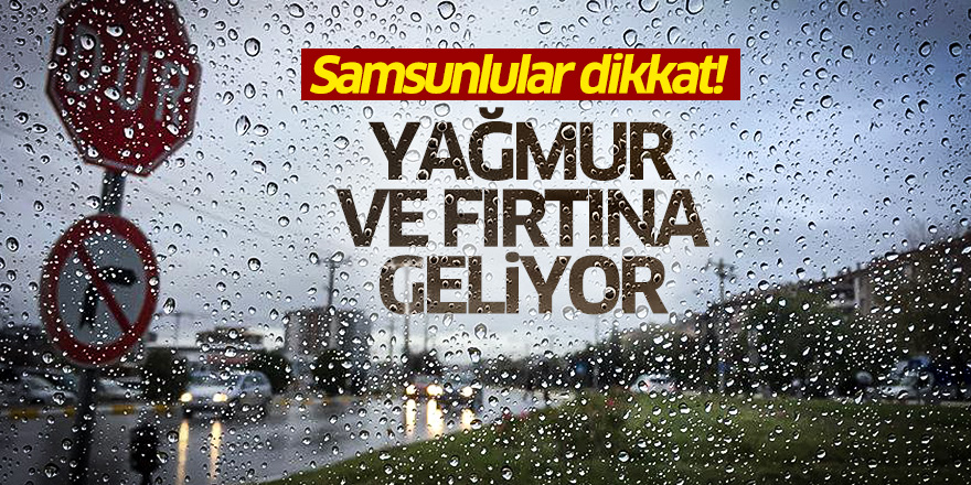 Meteorolojiden yağış uyarısı