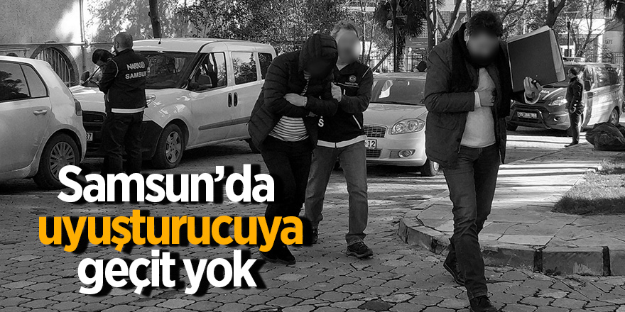 Samsun'da uyuşturucu operasyonu: 3 gözaltı 