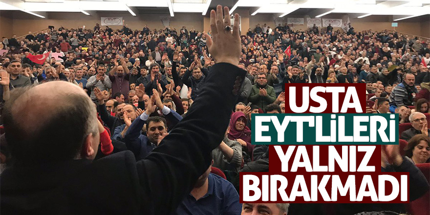 Usta Ankara'da mitinge katıldı